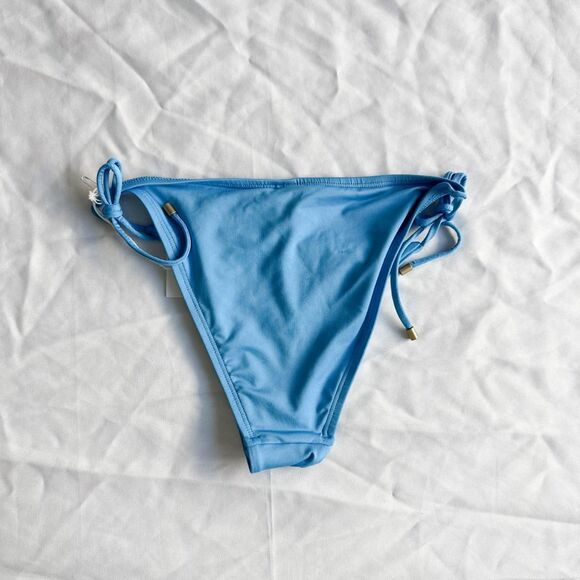 Vitamin A Classic Tie Side ABL Bikini Bottoms in Sky Blue - Picture 8 of 8